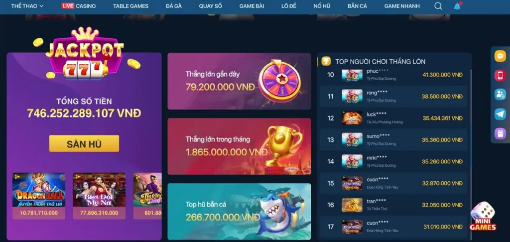 Trò Chơi Slot (Nổ Hũ) 3333win code